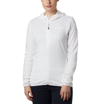 Columbia Ženske Jakne - Baker Valley Hooded Fleece Bijele | XOZG-73128
